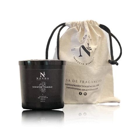 Vela x 240gr bolsa Santal de Jaipur - Imagen 2