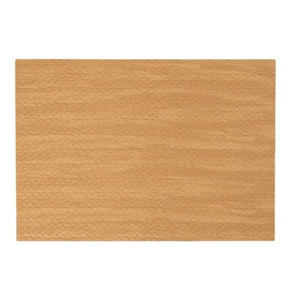 Individual beige trenzado