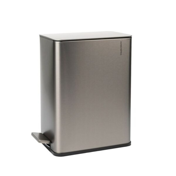 Cesto recto 10lts acero inoxidable con cierre soft