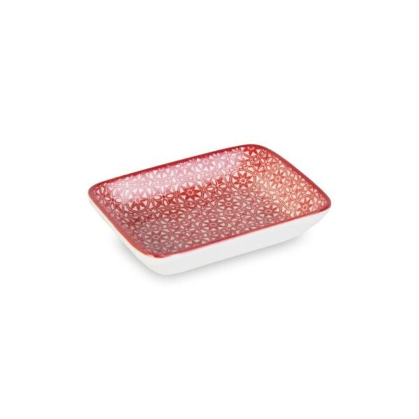 Mini dip rectangular 17 porcelana estampada