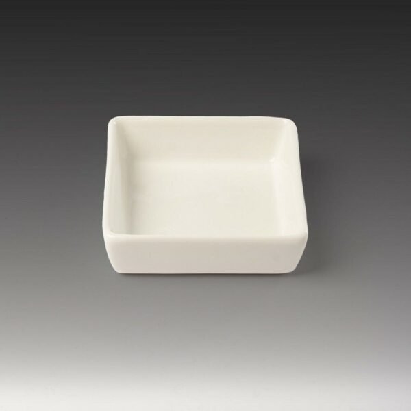 Mini dip cuadrado de porcelana