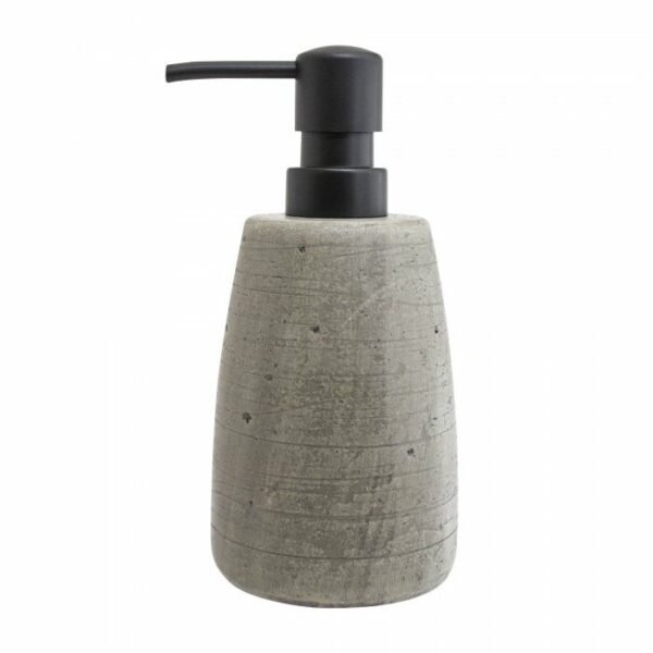 Dispenser de jabon liquido trancoso gris poliresina