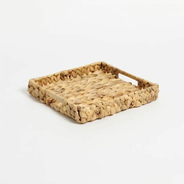 Bandeja jacinto natural 25x25cm