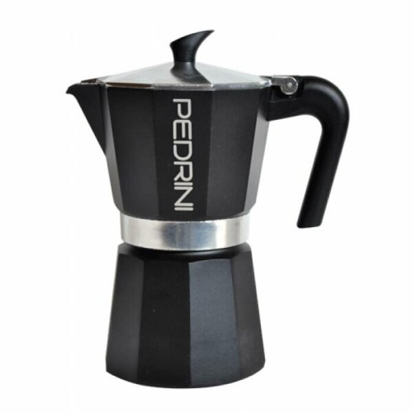 Cafetera Pedrini aroma negra antracita 6 tazas
