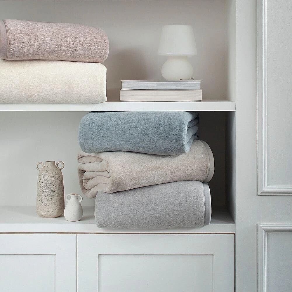 Frazada Aspen Queen Beige - Imagen 3