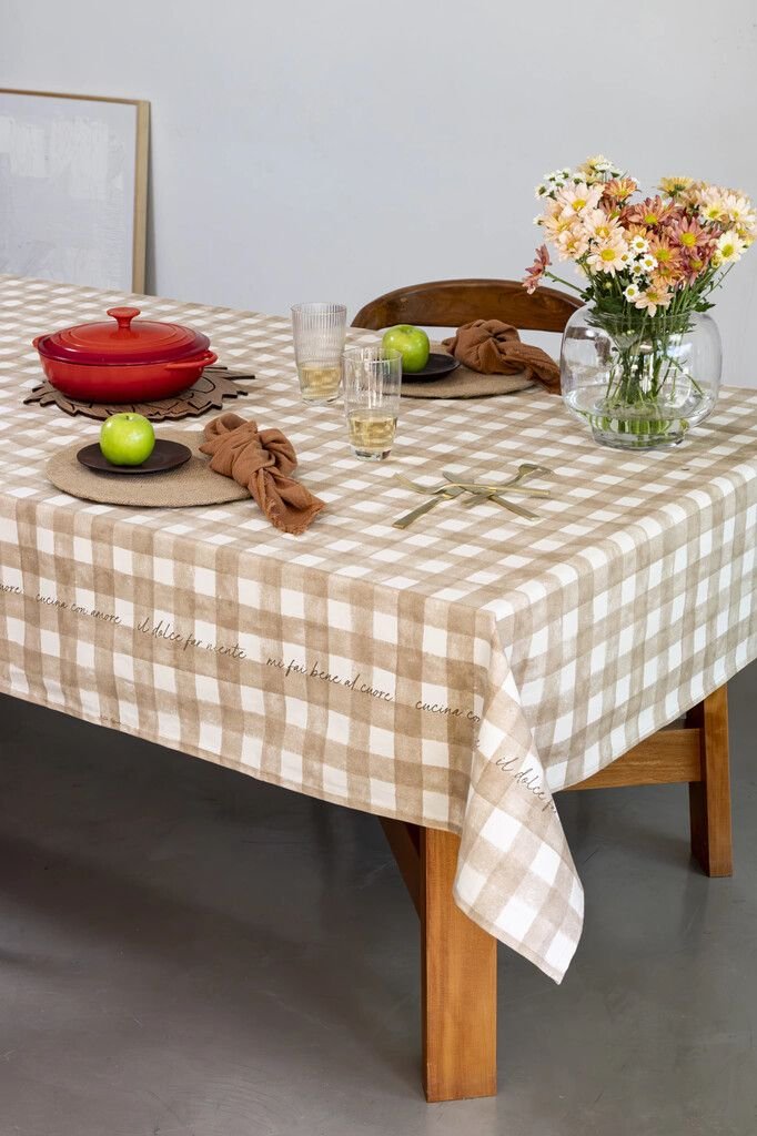 Mantel gabardina Moka 2.50 x 1.60mts - Imagen 2