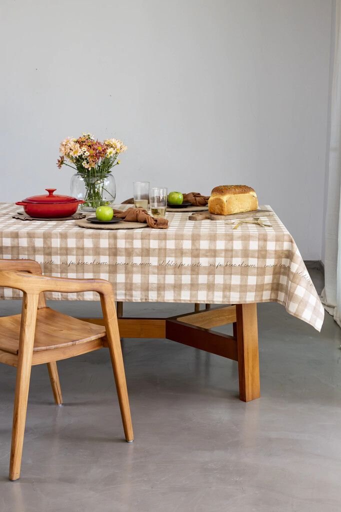 Mantel gabardina Moka 2.50 x 1.60mts