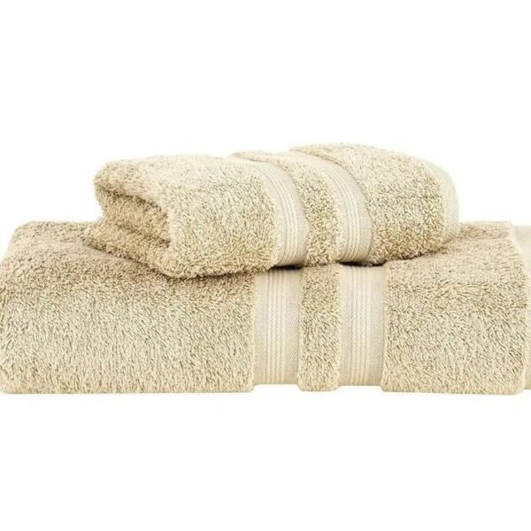 Juego de toallas Egipcio 550gr color beige