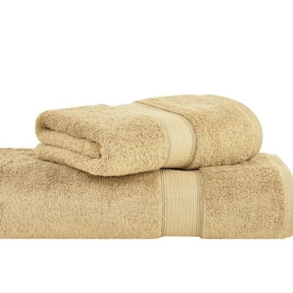 Juego de toallas America 600gr color ocre