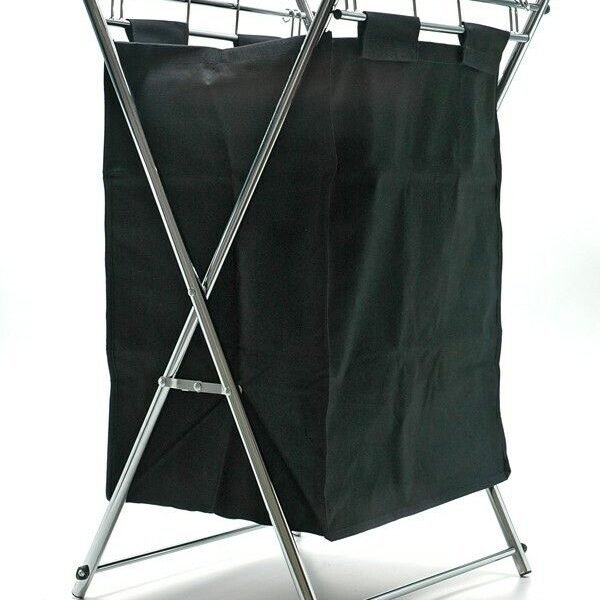 Cesto ropa funda negra 46x37x71cm